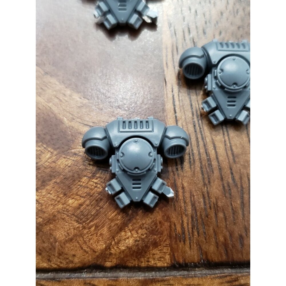 Warhammer 40k Space Marine Bits Primaris Intercessor Engraved Backpacks x5 - Picture 4 of 4